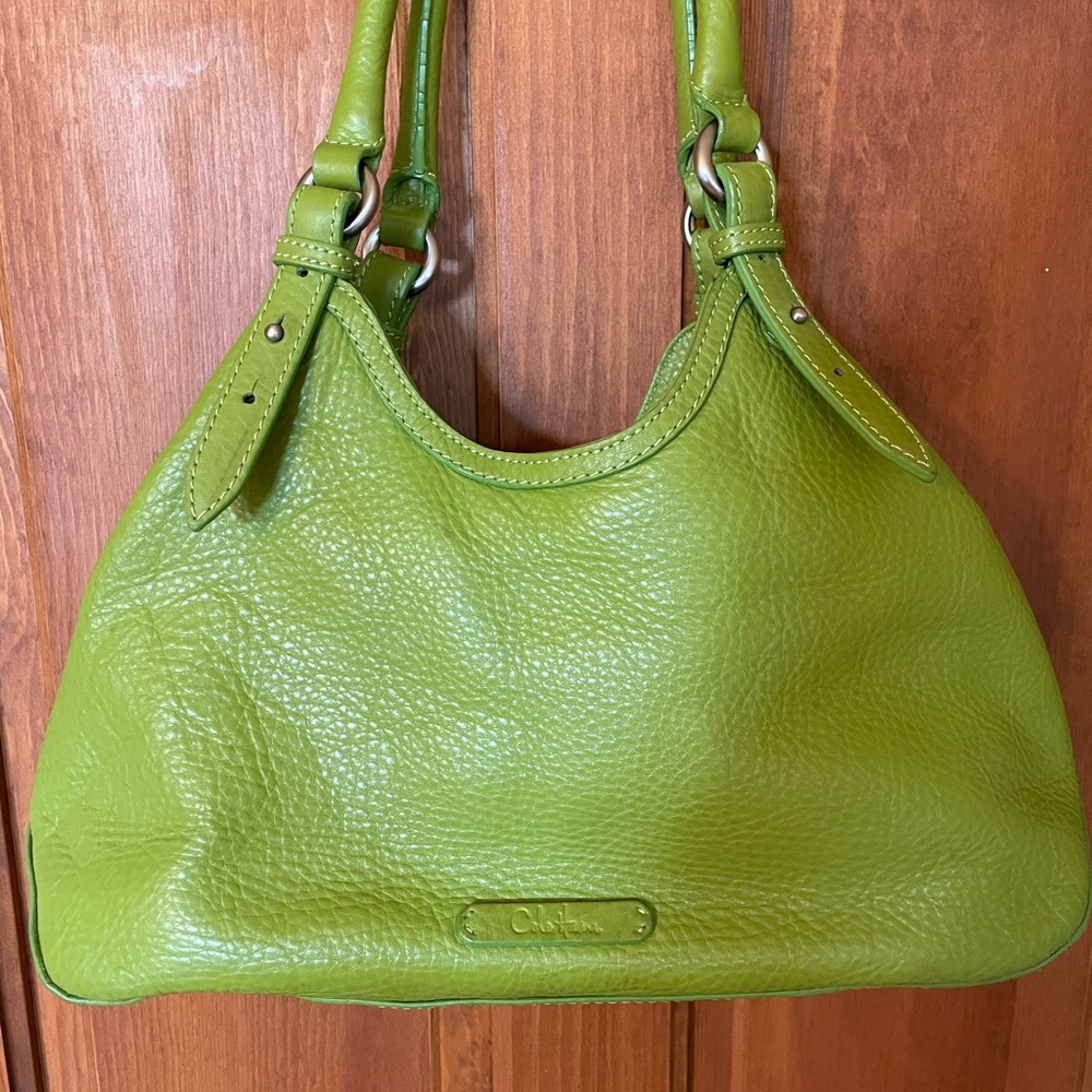 Cole Haan Green Leather Shoulder Bag